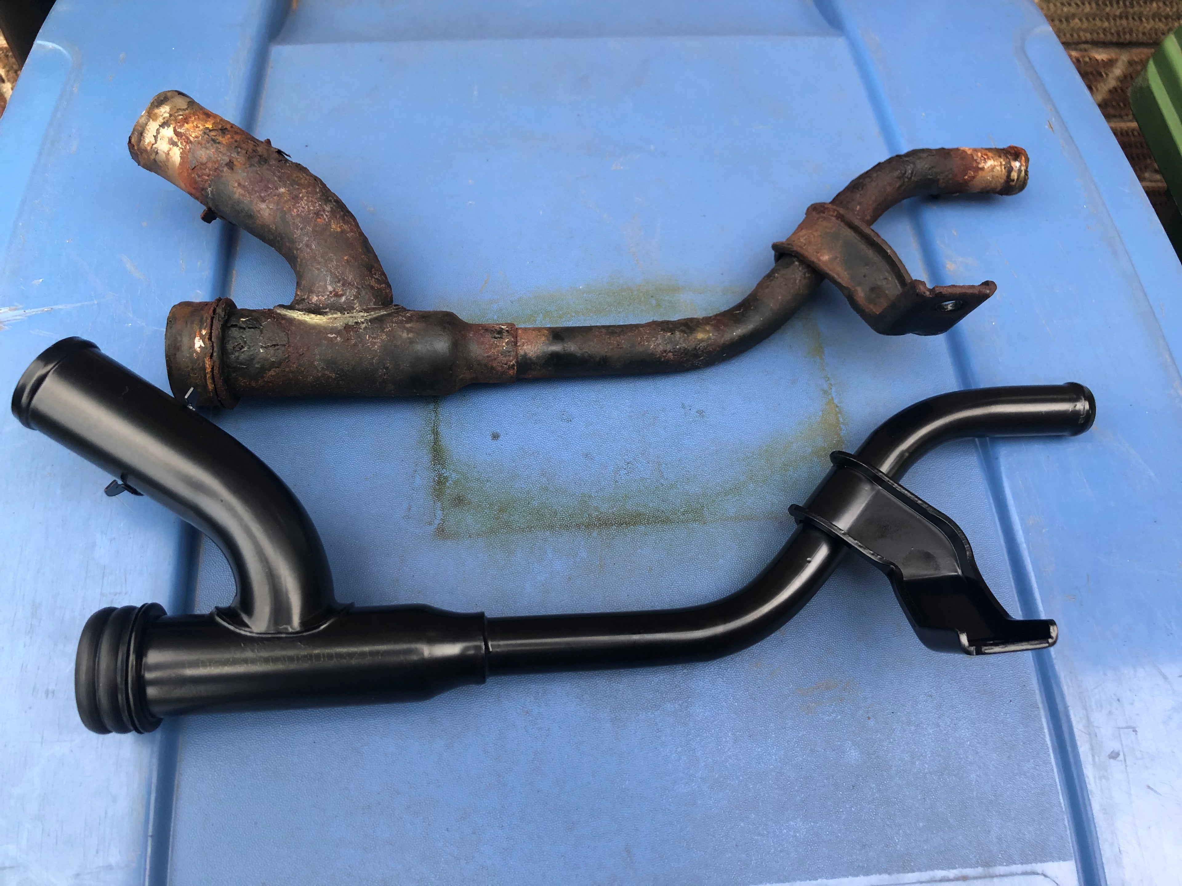 Hard Metal Coolant Pipe Front Lower.